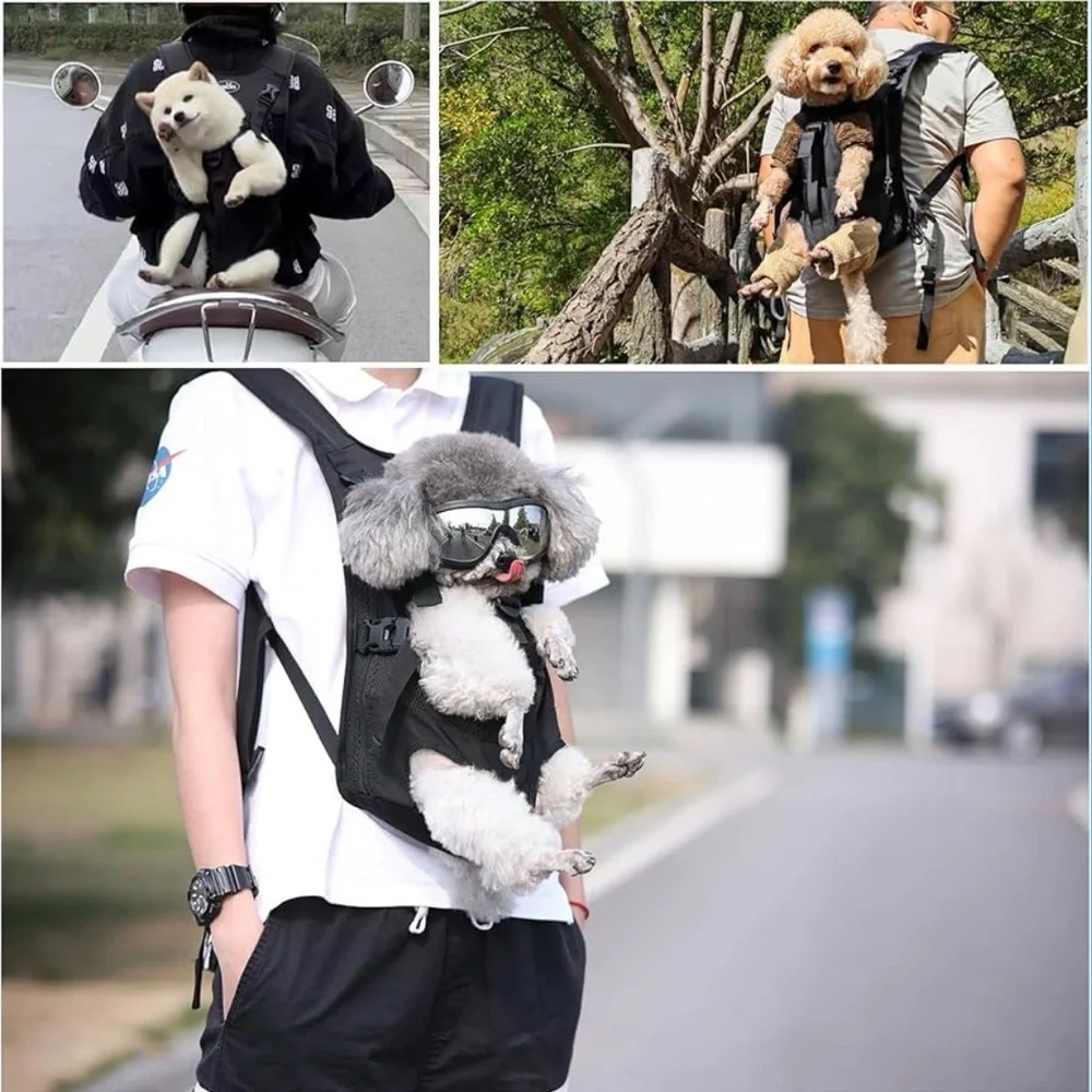 Wakytu 2.0 Dog Carrier Front Or Back Backpack Medium Black NWOT